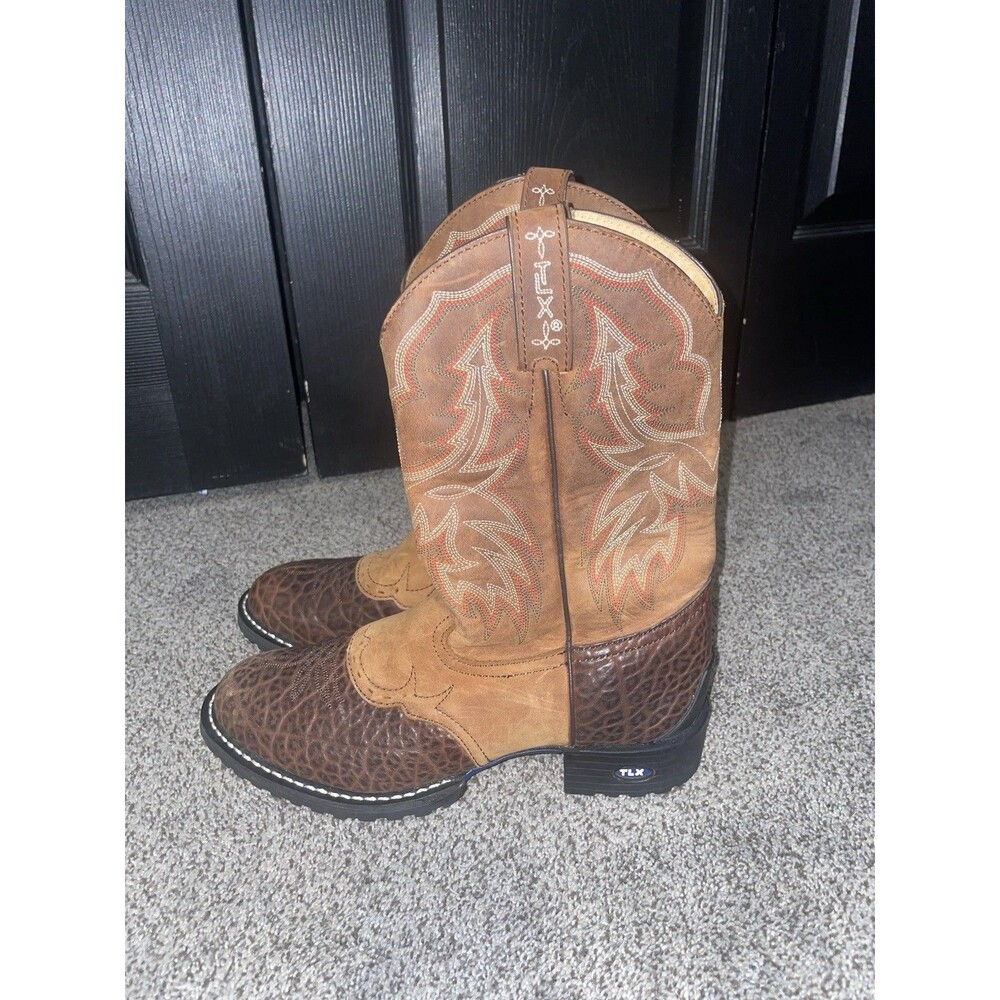 TONY LAMA MEN'S SIZE 8 B COWBOY BOOTS XT5002L - Picture 3 of 6